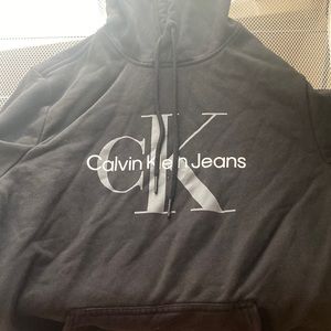 calvin klein jeans black hoodie